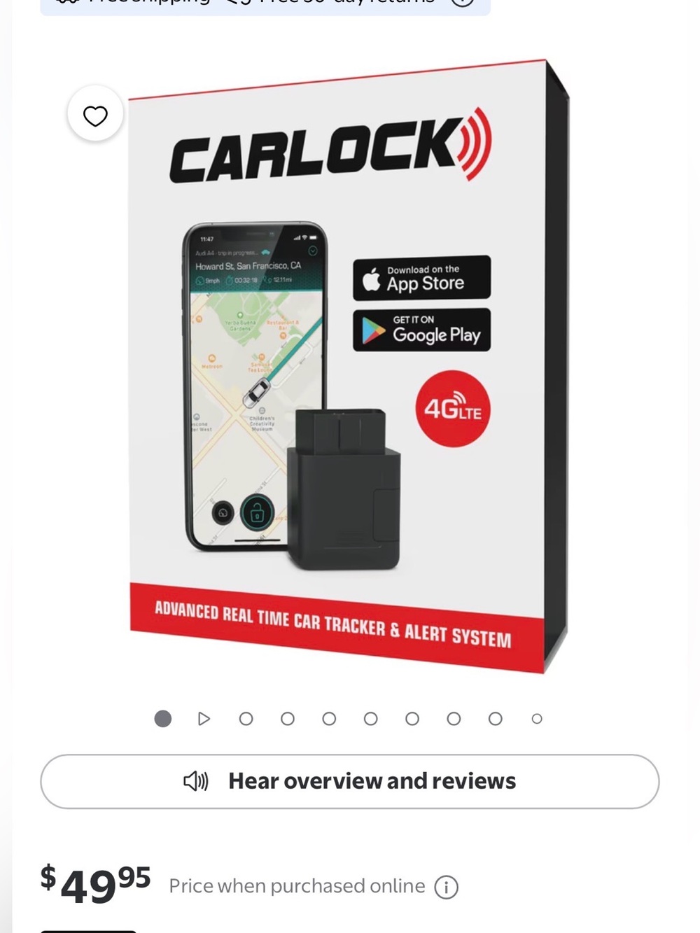CARLOCK - Wired Hidden GPS Tracker for Vehicles